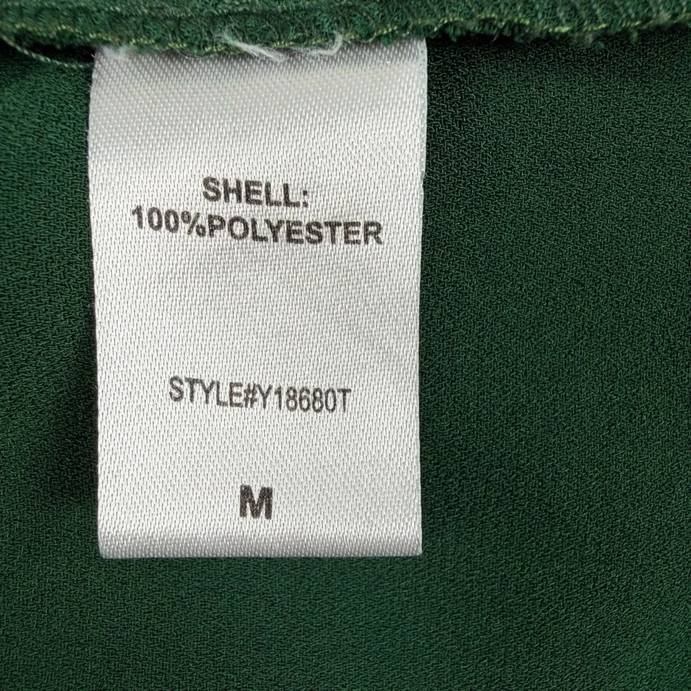 Pomander Place Peplum Top Sz M Hunter Green Cottage‎ Dark Academia Romantic
